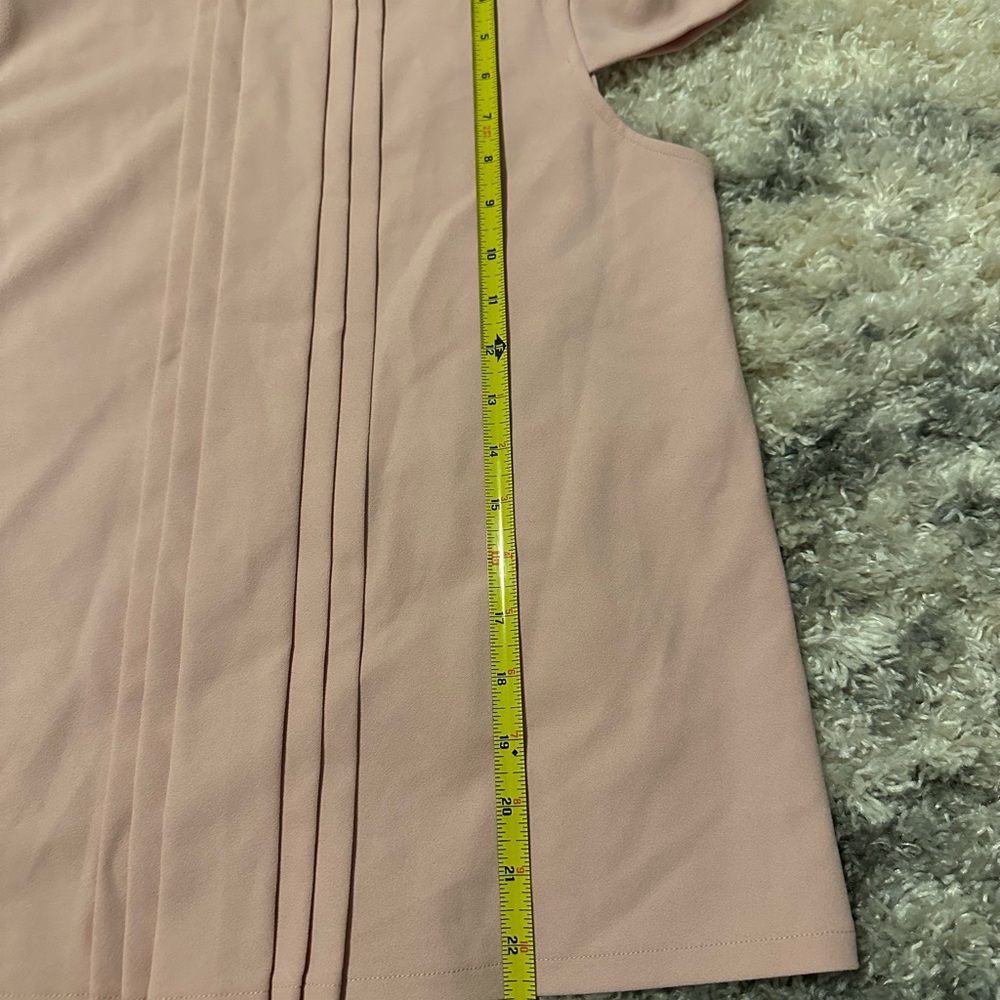 Ann Taylor | Blush Ruffle Blouse - Picture 8 of 9